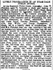 Article that describes how John William FLETCHER is the landlord of the Bull's Head Public house in Eyam Dale and charged with public drunkeness along with his wife Jemima FLETCHER (nee FARNELL).