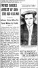 Chicago Tribune article about the arrest of James CALLAGHAN Jr after accusation by his father James CALLAGHAN Sr 19 May 1929