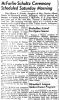 Wedding announcement for Alberta SCHULTZ and Raymond MCFARLIN 22 Nov 1942 Poughkeepsie Journal