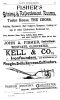 John A. FISHER ad for confectionery business 1906 John A. FISHER ad for confectionery business 1906