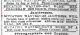 Newspaper ad for a 'Janitress' wanting work - Bessie RYAN