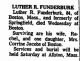 Obituary for Luther FUNDERBURK