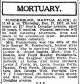 Obituary for Martha Alice FUNDERBURK (nee FORTH)