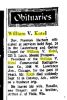 Obituary for William KOTEL 26 Sep 1963