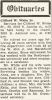 Obituary for Clifford WHITE