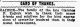 Obituary card of thanks for Clarence F ZAJICEK 1938