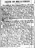 Obit - Ireland - O'BRIEN, Johanna nee HICKEY Limerick Chronicle 23 Jul 1918