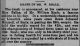 Obituary for William REAL Obituary for William REAL