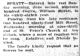 Obituary for William SPRATT 5 Jun 1912 Poughkeepsie Journal Obituary for William SPRATT 5 Jun 1912 Poughkeepsie Journal