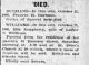 Obituary for Ellen WILLIAMS (nee DOUGHERTY) 26 Oct 1906 Poughkeepsie Journal