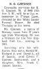 Second Obituary for Hagbarth GJERSEE Second Obituary for Hagbarth GJERSEE