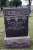 Headstone for Frantisek and Marie ZAJICEK