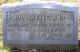 Headstone for William and Ida DOUGHERTY, with daughter's family (FOCHT)