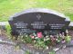 Headstone for H. M. OLSEN, P. O. GjersÃ¸e, Petra OLSEN, Hakon E. JOHANSEN, and Ingrid JOHANSEN