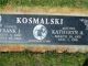 Headstone for Frank and Katheryn KOSMALSKI