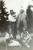 Karl HILD with daughter Inge, his father, Carl HILD, Gisela SELLKE and Rosemarie SELLKE (bottom right)