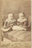 Lillie and Adela ZAJICEK about 1889 Lillie and Adela ZAJICEK about 1889
